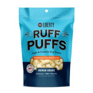 Liberty® Ruff Puffs® for Dogs – Rotisserie Chicken Recipe
