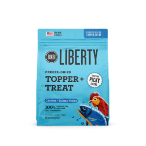 Liberty® Freeze-Dried Topper + Treat for Dogs – Chicken & Salmon Recipe