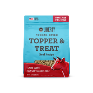 Liberty® Freeze-Dried Topper + Treat for Dogs – Beef Recipe