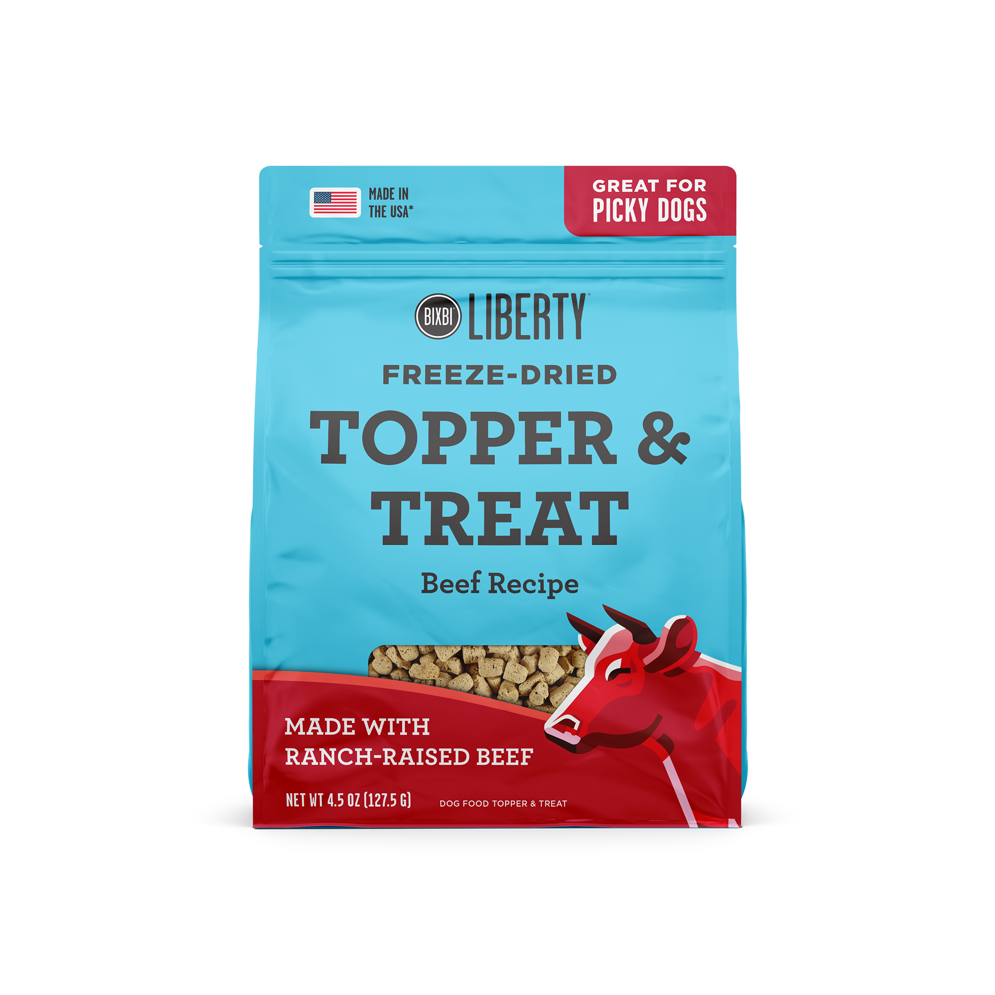 Liberty® Freeze-Dried Topper + Treat for Dogs – Beef Recipe