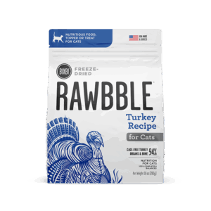 Rawbble® Freeze-Dried Food for Cats – Turkey Recipe
