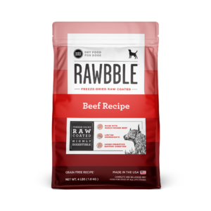 Rawbble® Dry Food for Dogs – Beef Recipe