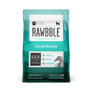 Rawbble® Dry Food for Dogs – Duck Recipe