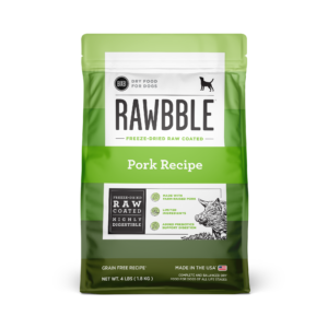 Rawbble® Dry Food for Dogs – Pork Recipe
