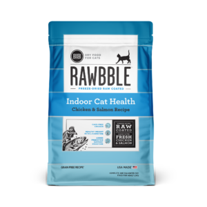 Rawbble® Dry Food for Cats – Indoor Health Chicken & Salmon Recipe