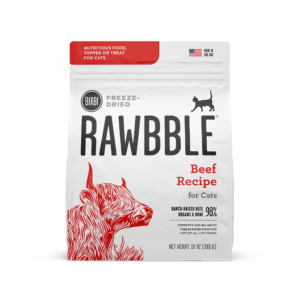 Rawbble® Freeze-Dried Food for Cats – Beef Recipe