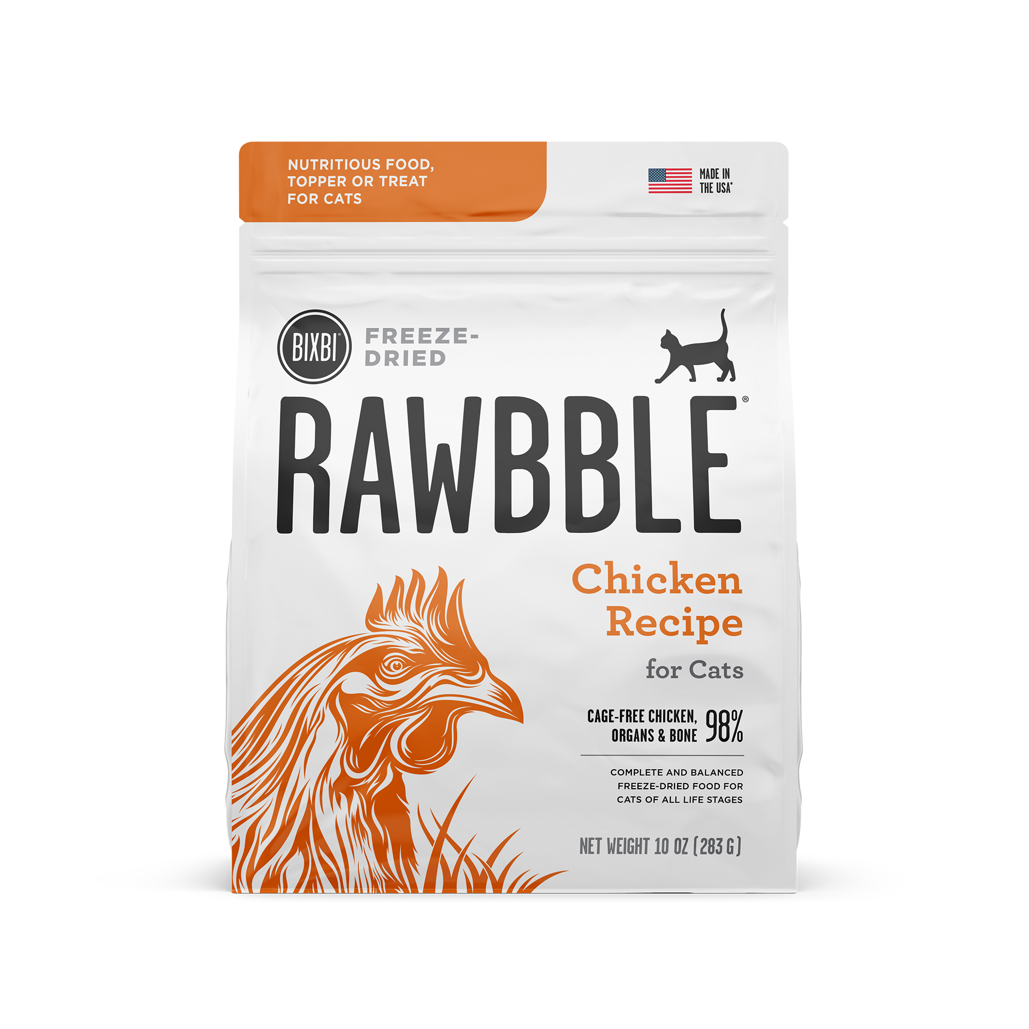 Rawbble® Freeze-Dried Food for Cats – Chicken Recipe