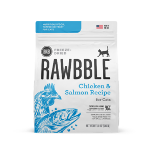 Rawbble® Freeze-Dried Food for Cats – Chicken & Salmon Recipe