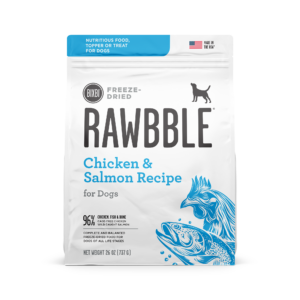 Rawbble® Freeze-Dried Food for Dogs – Chicken & Salmon Recipe