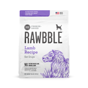 Rawbble® Freeze-Dried Food for Dogs – Lamb Recipe